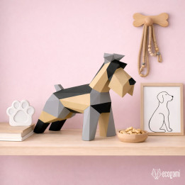 Schnauzer sculpture Schnauzer sculpture